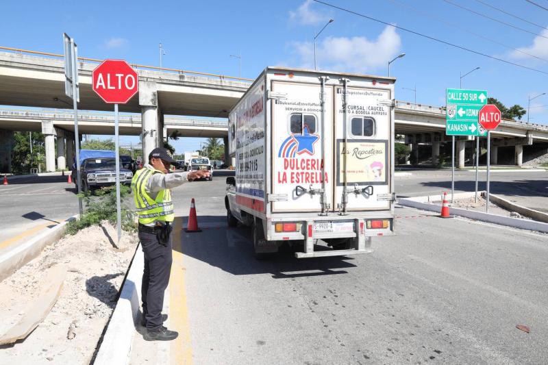 Entran en vigor los cambios de vialidad en el Periférico de Mérida, en sus intersecciones con las calles 50 Sur, 42 Sur y 58 Mulchechén