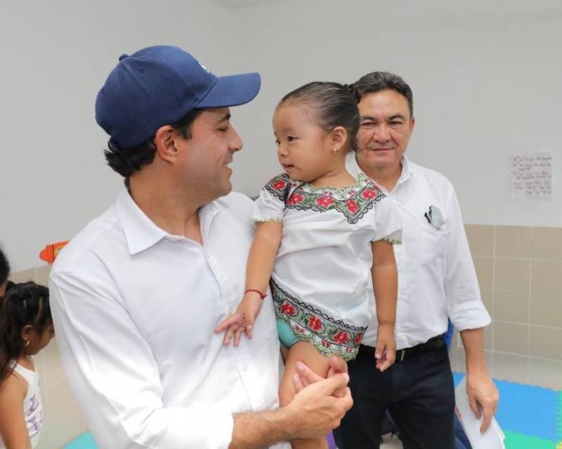 Entrega el Gobernador Mauricio Vila Dosal aulas de educación inicial indígena para continuar reduciendo la desigualdad en Yucatán