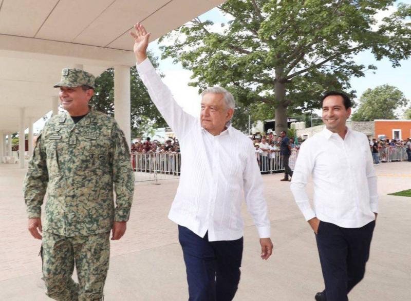 El Gobernador Mauricio Vila Dosal y el Presidente Andrés Manuel López Obrador inauguran el Gran Parque "La Plancha"