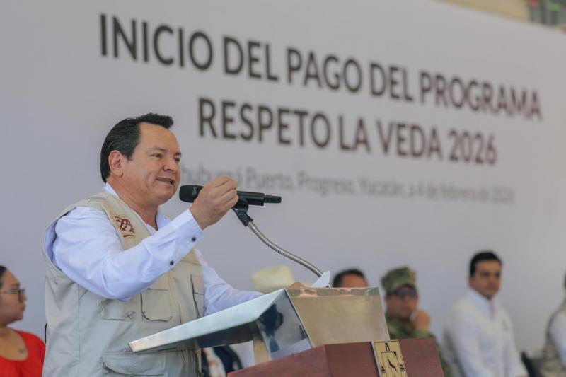 Gobernador Joaquín Díaz Mena inicia entrega del programa Respeto la Veda 2026