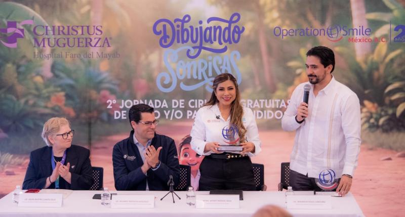 DIF Yucatán se suma a esfuerzos interinstitucionales para realizar cirugías gratuitas de labio y paladar hendido