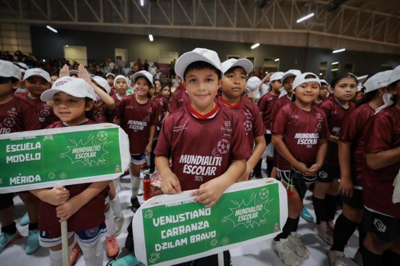 Inicia en Yucatán la etapa estatal del Mundialito Escolar 2026