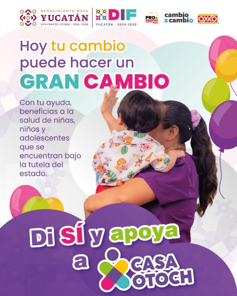 OXXO y DIF Yucatán suman esfuerzos a favor de niñas, niños y adolescentes de Casa Otoch