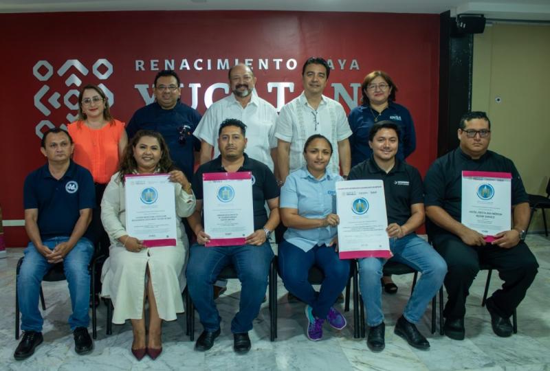 Reconocen a empresas turísticas por sus estándares de calidad