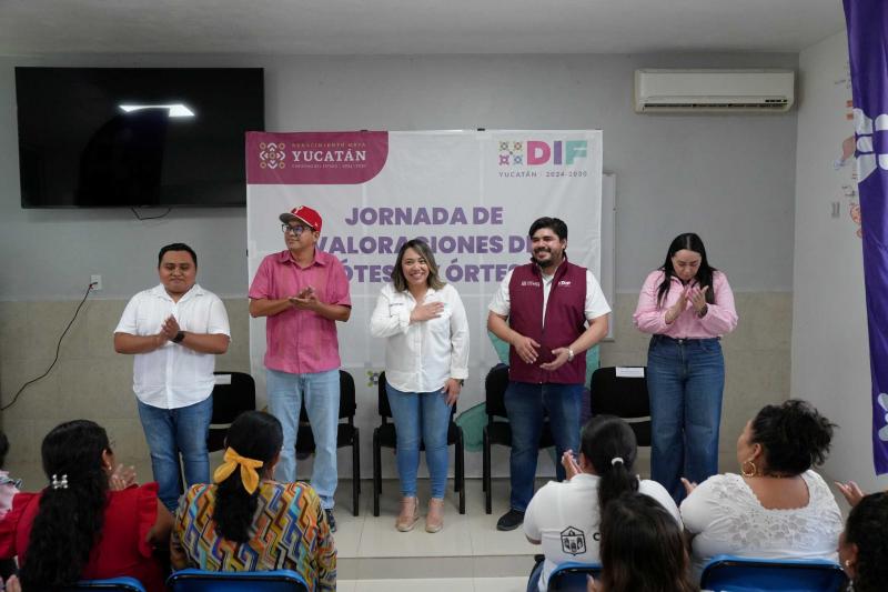 Realiza DIF Yucatán jornada de valoraciones de prótesis y órtesis en Ticul