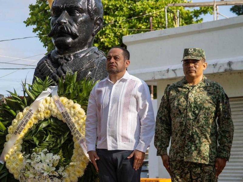 Conmemoran en Yucatán el 107 aniversario luctuoso de Emiliano Zapata