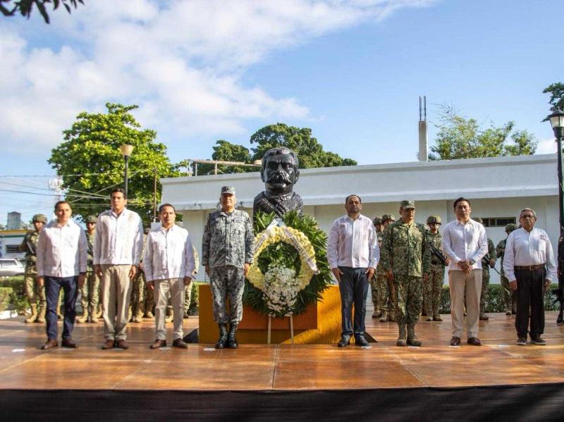 Conmemoran en Yucatán el 107 aniversario luctuoso de Emiliano Zapata