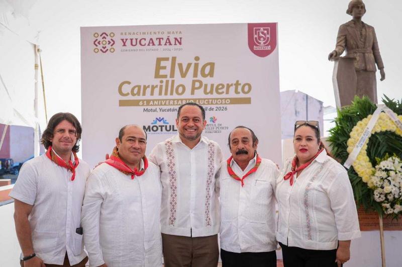 Elvia Carrillo Puerto, presente en la memoria y lucha de Yucatán