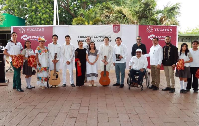 Sedeculta y Conalep tejen alianza por la cultura y la educación en Yucatán