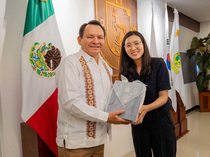 Refuerzan lazos Yucatán y Corea en beneficio de la salud pública