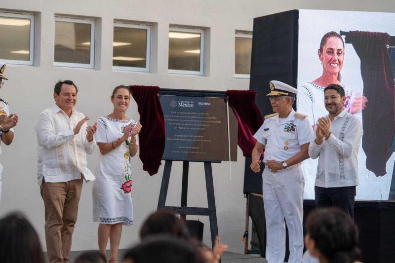Yucatán amplía servicios de salud con nuevo Hospital General Naval de Yucalpetén