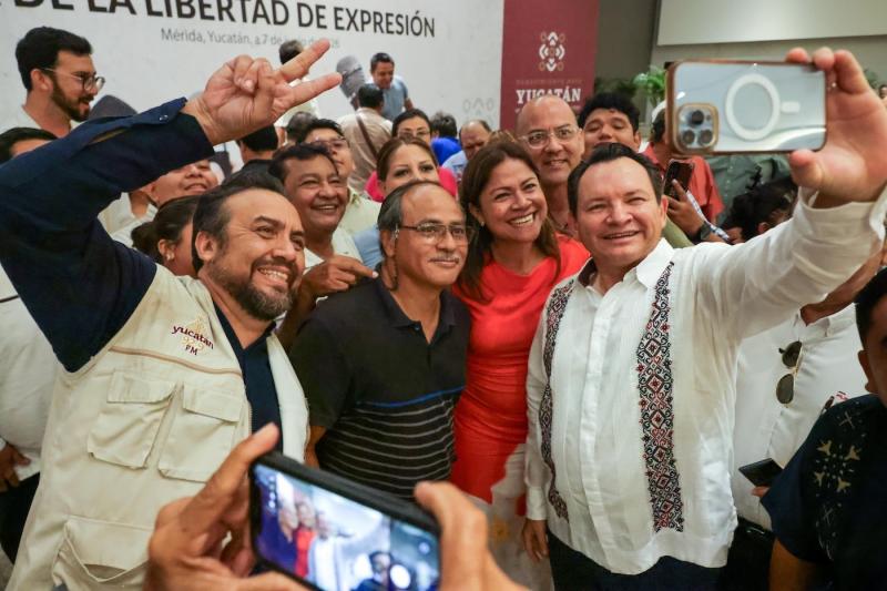 Reconoce Gobierno del Estado labor periodística y reafirma respeto a la libertad de expresión