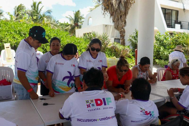 DIF Yucatán promueve autonomía de personas con discapacidad mediante actividades recreativas