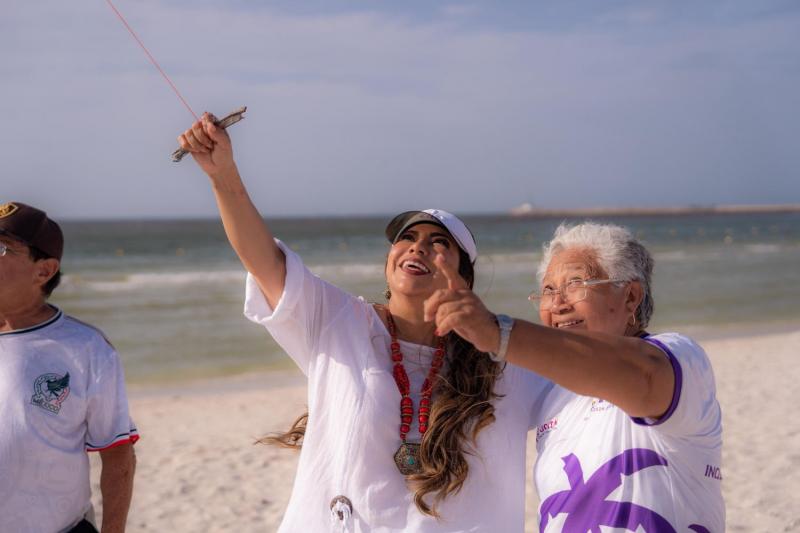DIF Yucatán promueve bienestar integral de personas mayores con jornada recreativa en Progreso