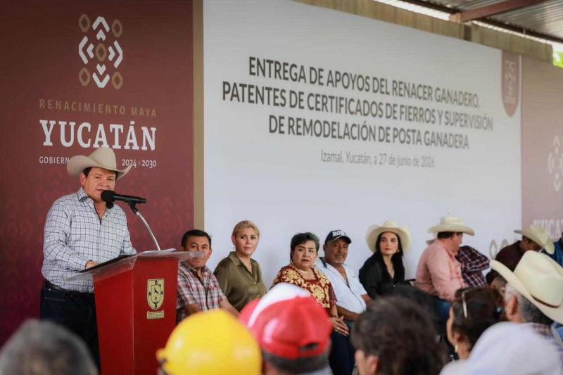 Renacimiento Maya cumple al campo yucateco con 116 mdp en ganadería, apicultura y caminos rurales