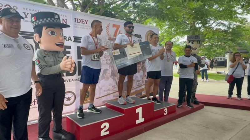 Carrera "Ponte en Guardia" celebra siete años de la Guardia Nacional