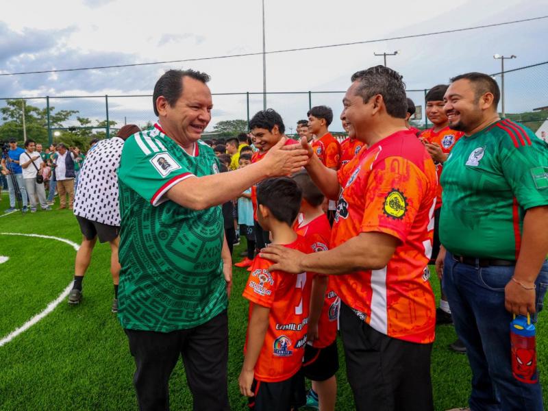 Renacimiento Maya llega al sur de Yucatán con espacios deportivos que fortalecen a las comunidades