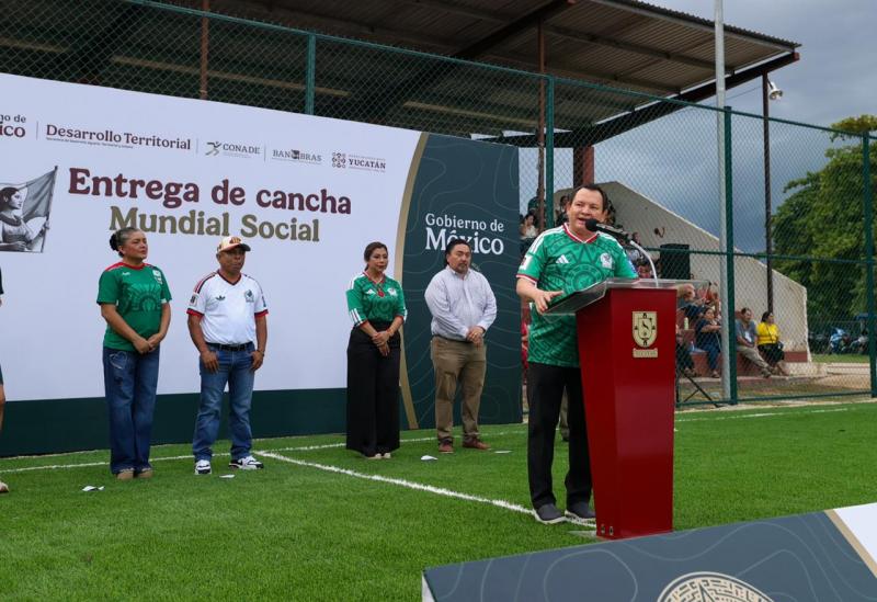 Renacimiento Maya llega al sur de Yucatán con espacios deportivos que fortalecen a las comunidades