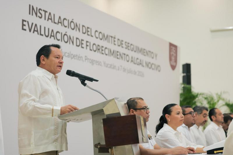 Playas de Yucatán, vigiladas y seguras: Gobierno del Renacimiento Maya activa monitoreo permanente contra la marea roja