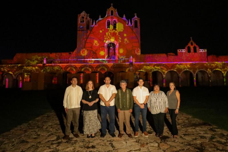 Reactivan el videomapping "Senderos de Luz" en Izamal