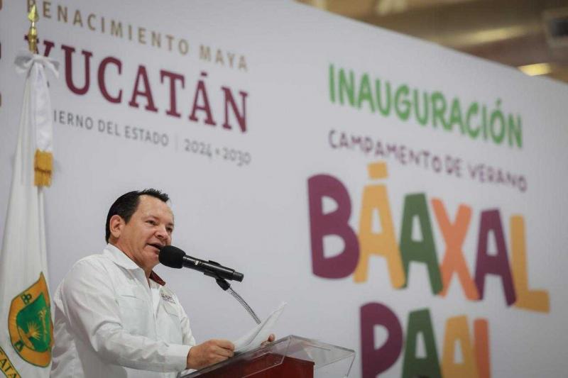 Arranca Báaxal Paal del Renacimiento Maya con 5,450 niñas y niños