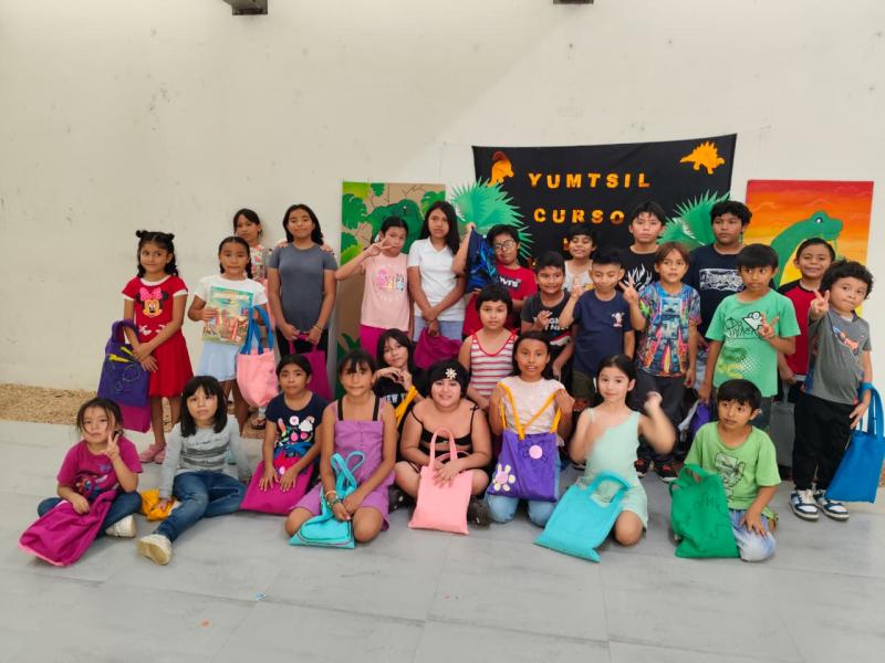 Niñas y niños viven experiencia ambiental en el Parque Yu’um Tsil