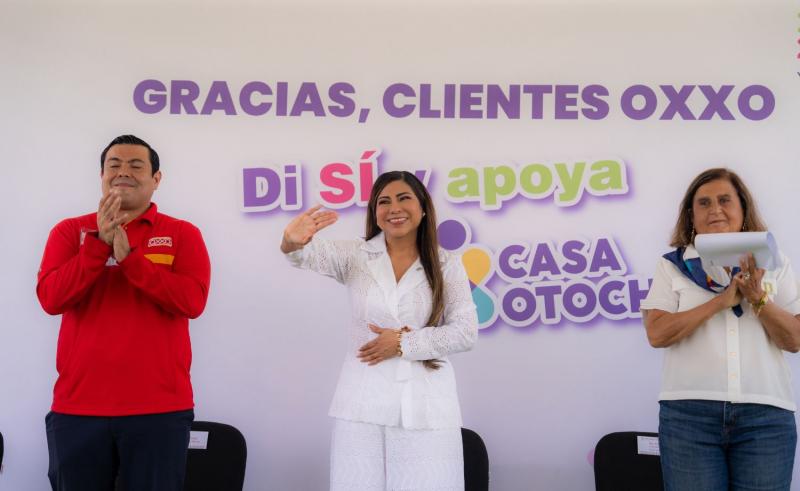 Casa Otoch recibe por primera vez recursos del programa de redondeo de Oxxo