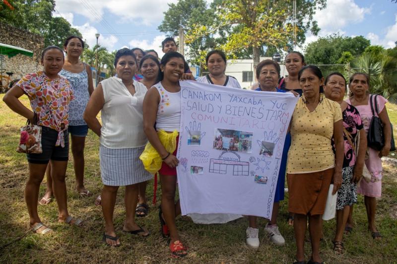 DIF Yucatán promueve seguridad alimentaria en comisarías de Yaxcabá