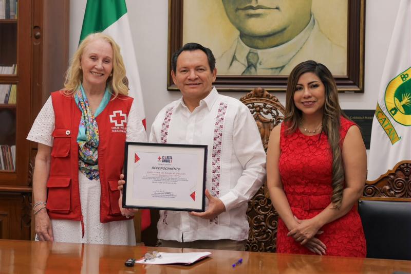 Renacimiento Maya respalda a la Cruz Roja con 1.8 millones de pesos para salvar más vidas en Yucatán