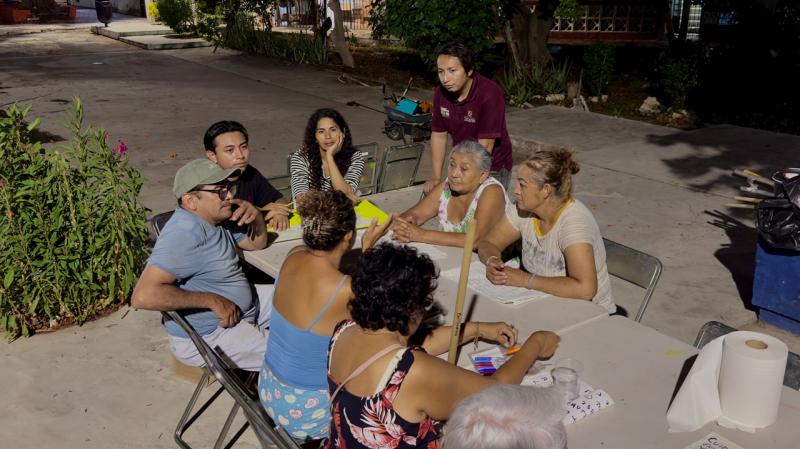 Vecinas y vecinos del sur de Mérida impulsan la recuperación de espacios comunitarios