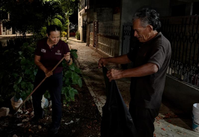 Vecinas y vecinos del sur de Mérida impulsan la recuperación de espacios comunitarios