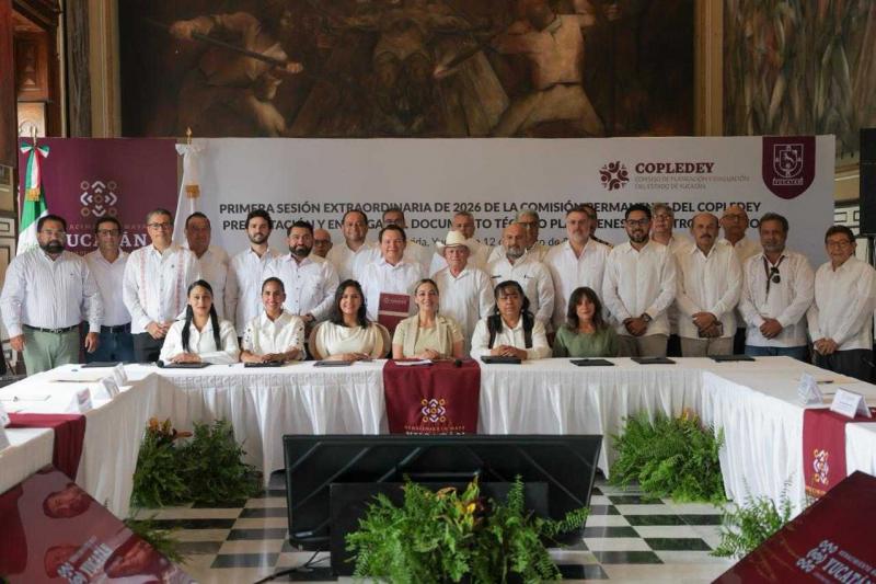 Presenta Gobernador el Plan Bienestar Metropolitano ante el Copledey y solicita el financiamiento para agua, seguridad y vialidades en Mérida
