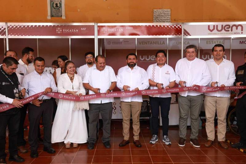 En lo que va de 2026, más de 11,900 yucatecas y yucatecos han sido atendidos en la Ventanilla Única Estatal Móvil