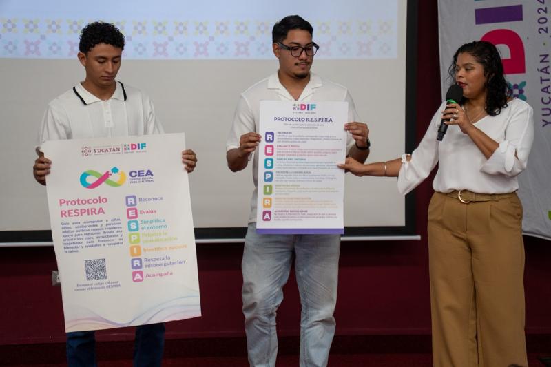 DIF Yucatán capacita a servidoras y servidores públicos para mejorar la atención a personas autistas