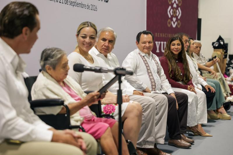 Renacimiento Maya y Gobierno de México suman esfuerzos para entregar 1,147 aparatos de movilidad en los 106 municipios de Yucatán  