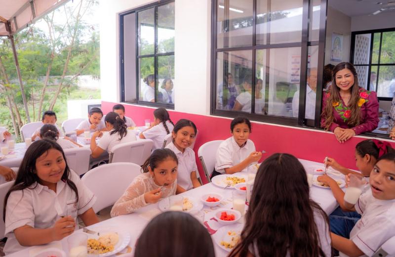 Nuevo comedor escolar mejora la alimentación de 200 estudiantes en Kopomá