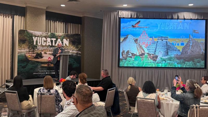 Yucatán presenta su oferta turística ante más de 185 agentes de viajes en Estados Unidos