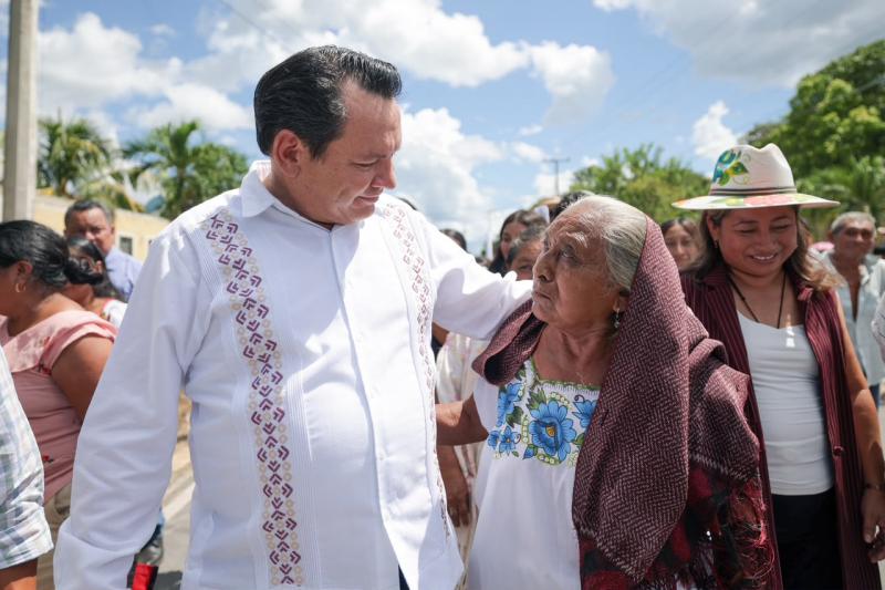 Invierte Renacimiento Maya más de 22 mdp en carretera Sahcabá-Huhí que beneficia a más de 13 mil habitantes