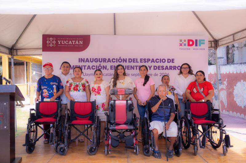 DIF Yucatán amplía atención alimentaria en Uayma con nuevo comedor comunitario