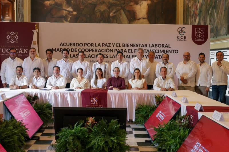 Renacimiento Maya une a trabajadores y empresas para fortalecer la paz laboral en Yucatán
