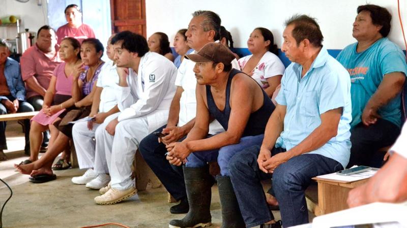 Unen esfuerzos para llevar prevención y bienestar a comisaría de Temozón