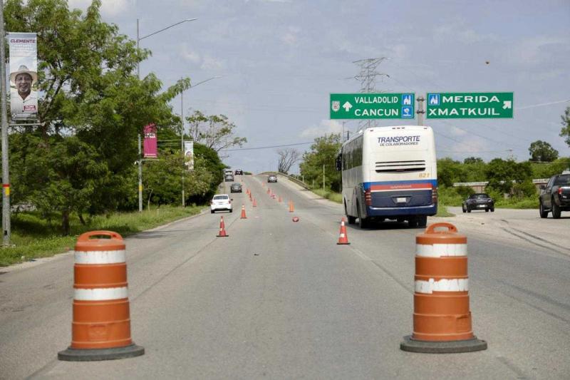 Anuncian cierres viales por trabajos en el Paso Superior Vehicular de la 50 Sur