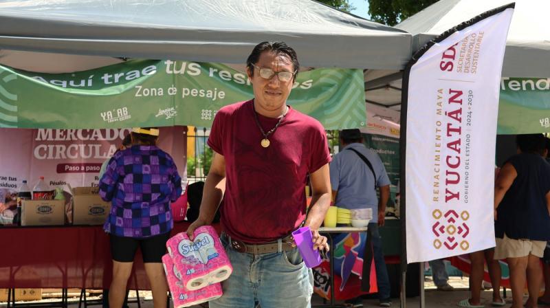Mercado circular beneficia a 80 familias de Tixkokob