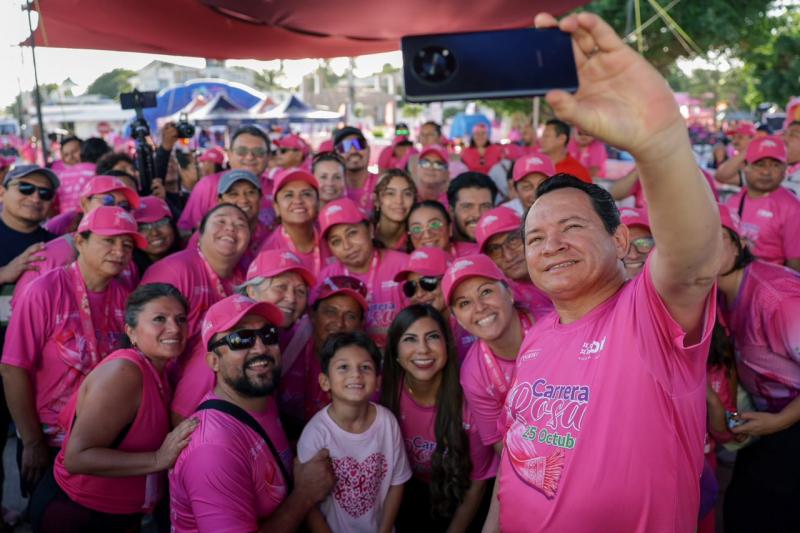 Mastografías y Papanicolaou gratis al terminar la caminata: la Carrera Rosa llega a Telchac Puerto y el 30 de octubre entregarán 92 prótesis mamarias