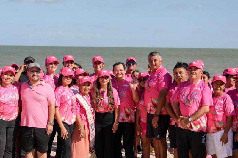 Mastografías y Papanicolaou gratis al terminar la caminata: la Carrera Rosa llega a Telchac Puerto y el 30 de octubre entregarán 92 prótesis mamarias