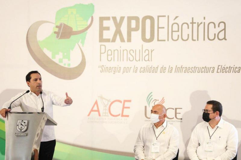 Inaugura el Gobernador Mauricio Vila Dosal la Expo Eléctrica Peninsular