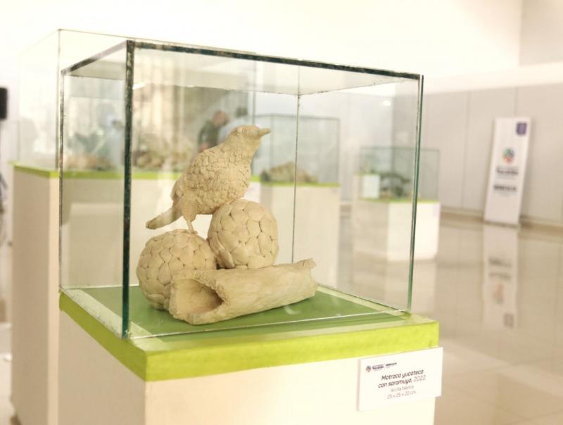 Esculturas invitan a reflexionar sobre la flora y fauna yucatecas