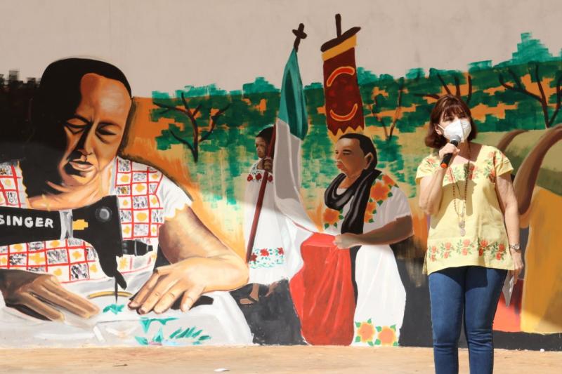 Niñez yucateca expresa sus ideas a través de murales