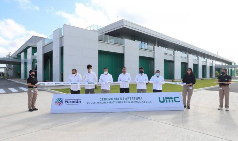 El Gobernador Mauricio Vila Dosal inaugura en Yucatán la primera planta de autopartes de la firma japonesa Uchiyama Manufacturing Corporation
