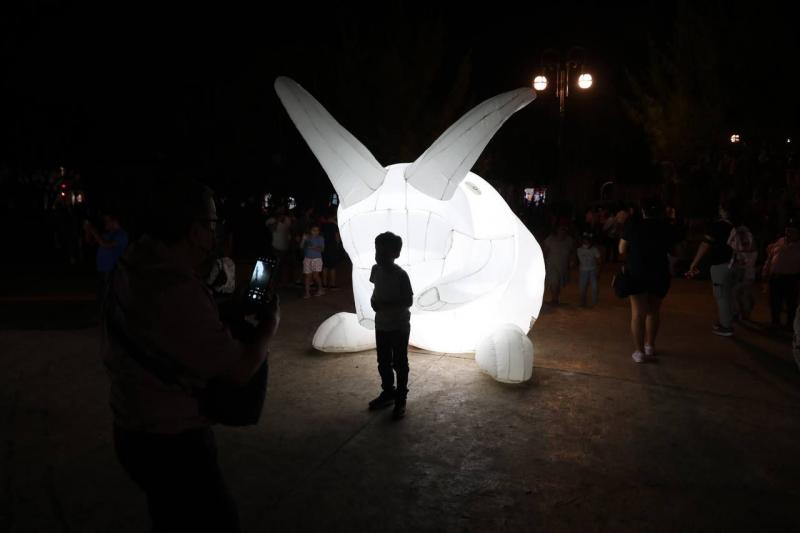 Miles de personas han disfrutado de las grandes obras que se presentan en el Festival Internacional de las Luces (Filux) 2022 en Mérida